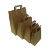 Large Kraft SOS tape handle bags (Case size 200)