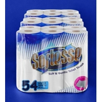 54 rolls 2 ply toilet roll Softesse less than 28p per roll