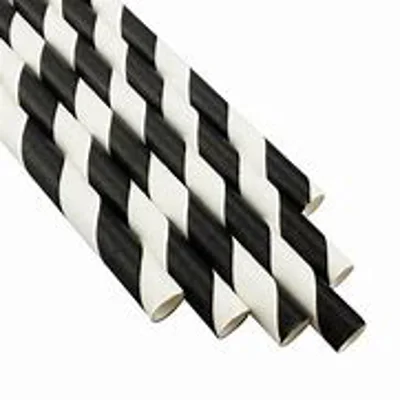 Paper smoothie straws 9mm (250)