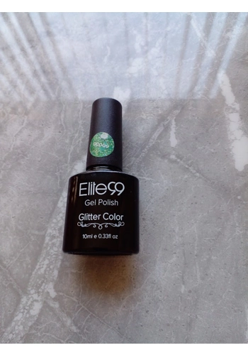 Elite 99 Gel Glitter Polish No 09 Green