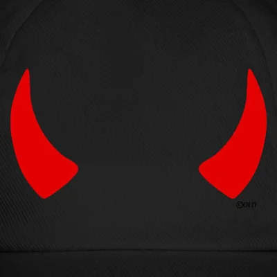 Red Horns Baseball Cap by Ceridwen Mystics Red Horns Baseball Cap by Ceridwen Mystics