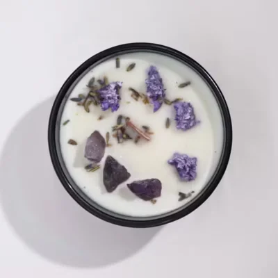 Hop Hare Crystal Magic Flower Candle - Various