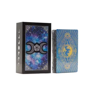 Blue Foil Tarot Card Set - M..