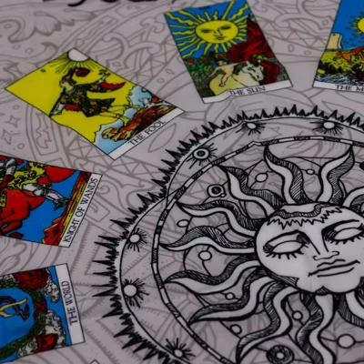 Tarot Reading Cloth - Tree of Life Tarot Reading Cloth - Tree of Life