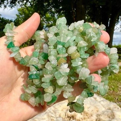 Crystal Chip Gemstone Bracelets