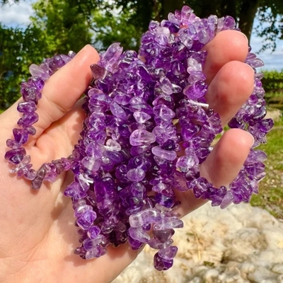 Crystal Chip Gemstone Bracelets