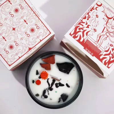 Hop Hare Crystal Magic Flower Candle - Various