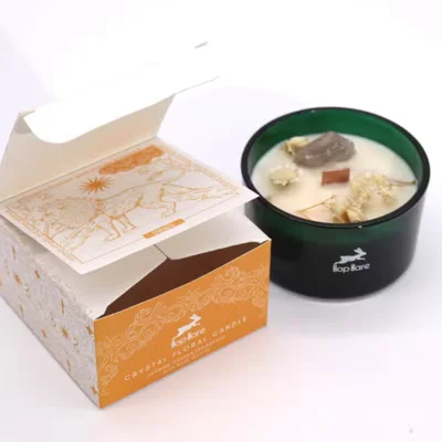Hop Hare Crystal Magic Flower Candle - Various