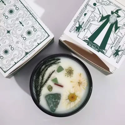 Hop Hare Crystal Magic Flower Candle - Various