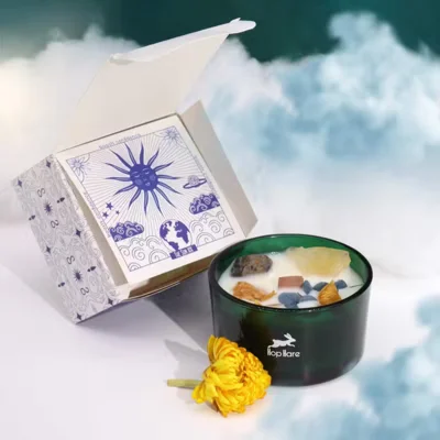Hop Hare Crystal Magic Flower Candle - Various
