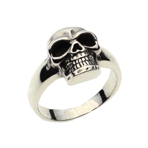 Silver Grinning Skull R..
