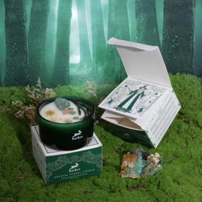 Hop Hare Crystal Magic Flower Candle - Various