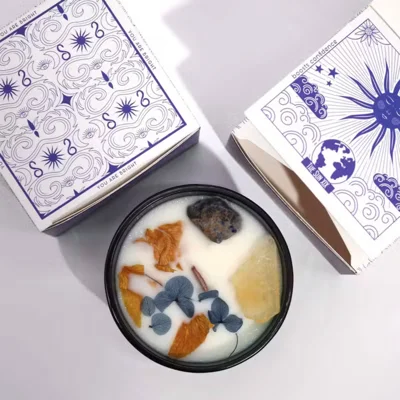 Hop Hare Crystal Magic Flower Candle - Various