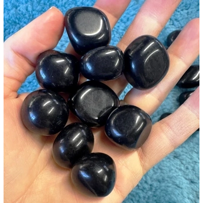 Black Obsidian Tumble 2-3cm Obsidian Gemstone Glossy Finish