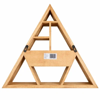 Triangle Shaped Wall Shelf with Drawer Triangle Shaped Wall Shelf with Drawer