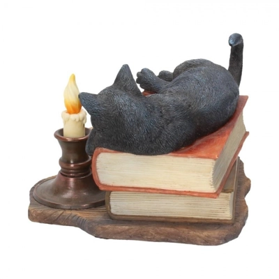 Lisa Parker The Witching Hour Black Cat & Candle Ornament