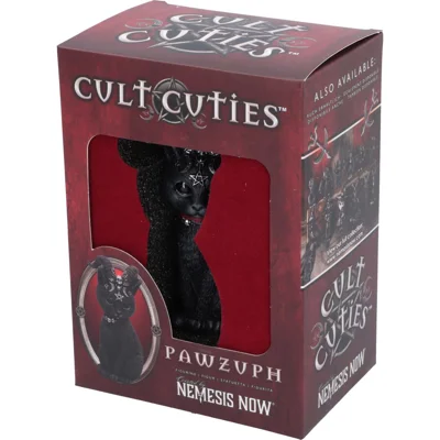 Pawzuph Horned Occult Cat Figurine 11cm Pawzuph Horned Occult Cat Figurine 11cm