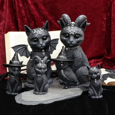 Pawzuph Horned Occult Cat Figurine 11cm Pawzuph Horned Occult Cat Figurine 11cm