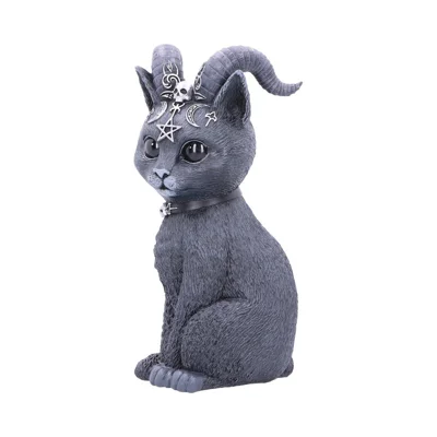 Large Pawzuph Horned Occult Cat Figurine 26.5cm Large Pawzuph Horned Occult Cat Figurine 26.5cm