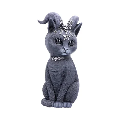 Large Pawzuph Horned Occult Cat Figurine 26.5cm Large Pawzuph Horned Occult Cat Figurine 26.5cm