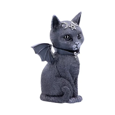 Large Malpuss Winged Occult Cat Figurine 24cm