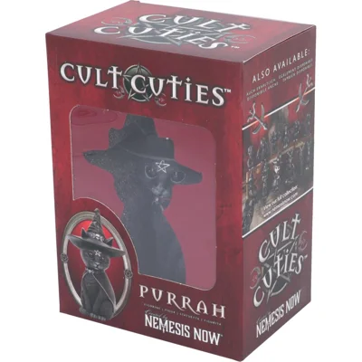 Purrah Witches Hat Occult Cat Figurine 13.5cm