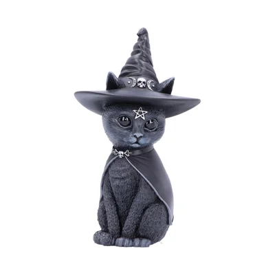 Purrah Witches Hat Occult Cat Figurine 13.5cm