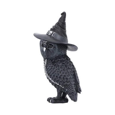 Owlocen Witches Hat Occult Owl Figurine 13.5cm Owlocen Witches Hat Occult Owl Figurine 13.5cm