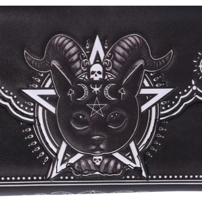 Pawzuph Embossed Purse 18.5cm Pawzuph Embossed Purse 18.5cm