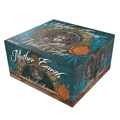 Bronze Mother Earth Wall Plaque 15cm