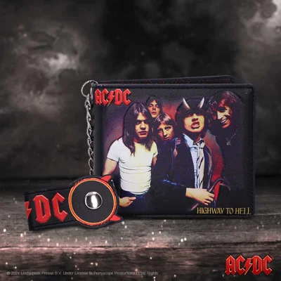 ACDC Highway to Hell Wallet 11cm - ACDC Highway to Hell Artwork Wallet ACDC Highway to Hell Wallet 11cm - ACDC Highway to Hell Artwork Wallet