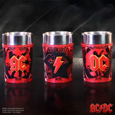ACDC Logo Shot Glass Set (Set of 3) 8.7cm ACDC Logo Shot Glass Set (Set of 3) 8.7cm