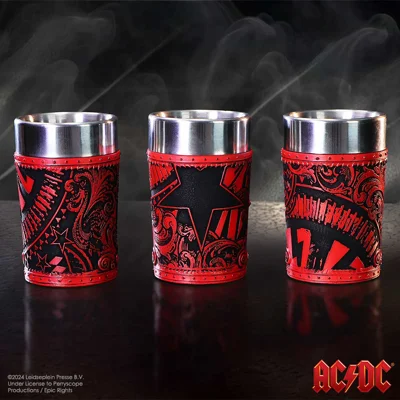 ACDC Logo Shot Glass Set (Set of 3) 8.7cm ACDC Logo Shot Glass Set (Set of 3) 8.7cm