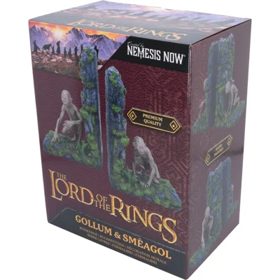 Officially Licensed Lord of the Rings Gollum & Smeagol Bookends 24.5cm – Fantasy Film Merchandise