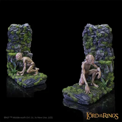 Officially Licensed Lord of the Rings Gollum & Smeagol Bookends 24.5cm – Fantasy Film Merchandise