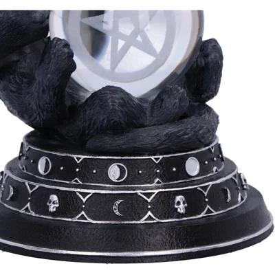 Cult Cuties Purrah Witch Cat Ornament Holding a Crystal Ball