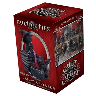 Cult Cuties Malpuss and Purrah Curious Cauldron 18.5cm Cult Cuties Malpuss and Purrah Curious Cauldron 18.5cm