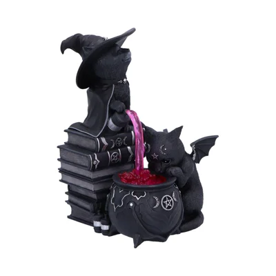 Cult Cuties Malpuss and Purrah Curious Cauldron 18.5cm Cult Cuties Malpuss and Purrah Curious Cauldron 18.5cm