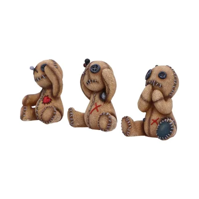 Three Wise Voodoo Doll Collectible Figurines 8cm Three Wise Voodoo Doll Collectible Figurines 8cm