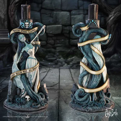 Corpse Bride - With This Candle Vow Candle Holder 19cm Corpse Bride - With This Candle Vow Candle Holder 19cm