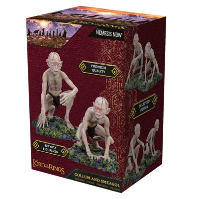 Officially Licensed Lord of the Rings Gollum and Smeagol Figurine Set of 2 13cm – Fantasy Merch Officially Licensed Lord of the Rings Gollum and Smeagol Figurine Set of 2 13cm – Fantasy Merch