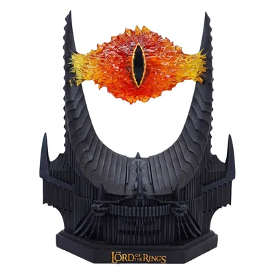 Officially Licensed Lord of the Rings Eye of Sauron Light-Up Lamp 21.5cm – Gothic Homeware