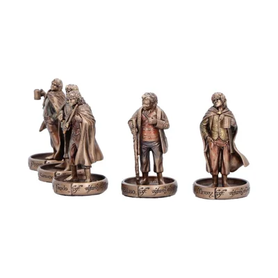 Officially Licensed Lord of the Rings Hobbits of the Shire Figurine Set 7.2cm