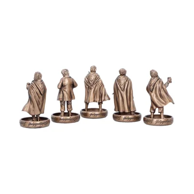 Officially Licensed Lord of the Rings Hobbits of the Shire Figurine Set 7.2cm