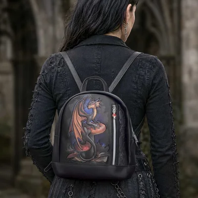 Mushroom Dragon Backpack 33.2cm By Anne Stokes