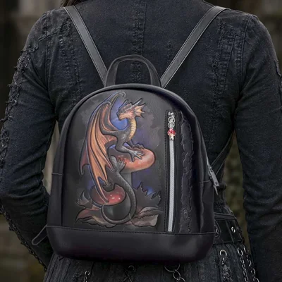 Mushroom Dragon Backpack 33.2cm By Anne Stokes