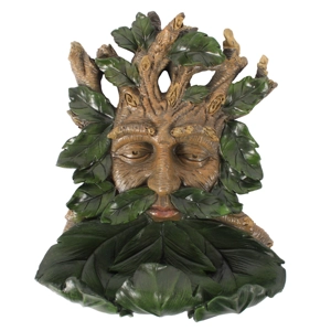 Large Green Man Bird Fe..