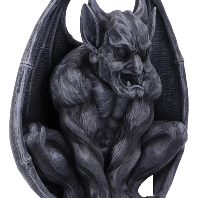Adalward Dark Black Grotesque Gargoyle Figurine Adalward Dark Black Grotesque Gargoyle Figurine