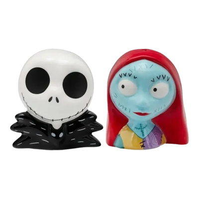 The Nightmare Before Christmas: Salt & Pepper Shakers - Jack & Sally The Nightmare Before Christmas: Salt & Pepper Shakers - Jack & Sally