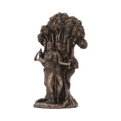 Triple Moon Goddess Hecate Bronze Figurine 18.5cm Triple Moon Goddess Hecate Bronze Figurine 18.5cm